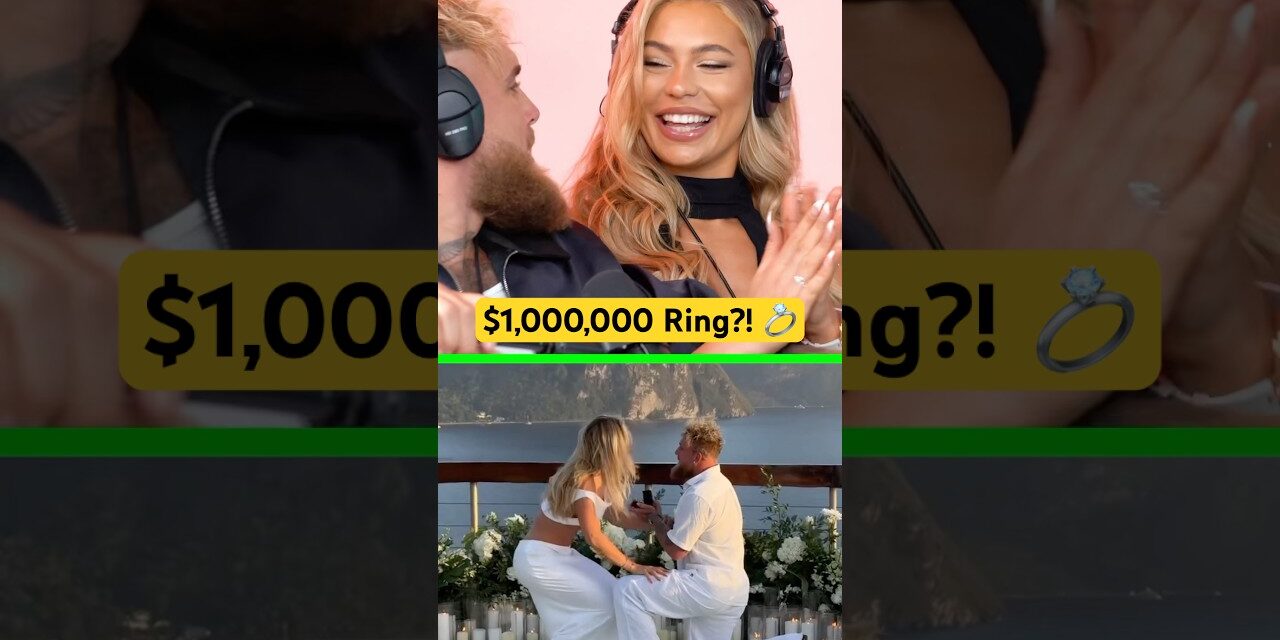 💍 Jake Paul Spent $1M on Jutta’s Ring!