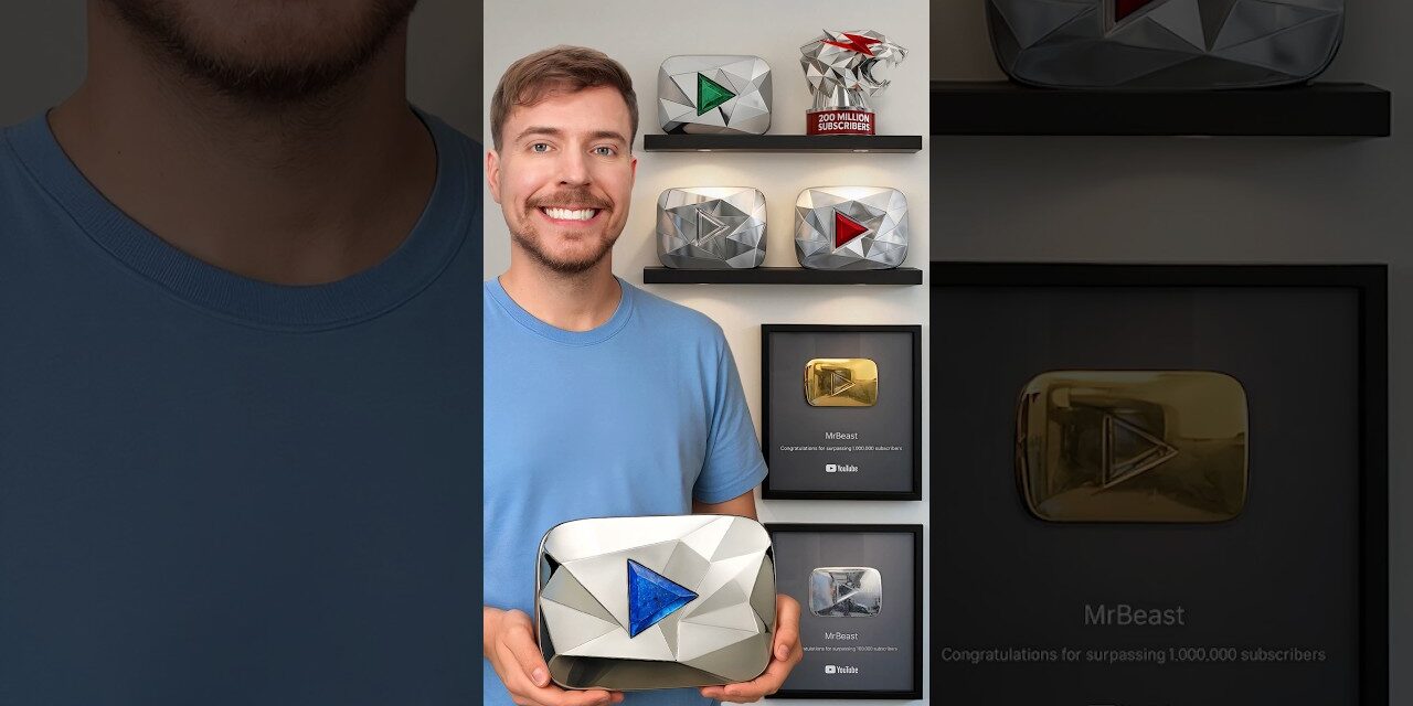Every YouTube Play Button I Have