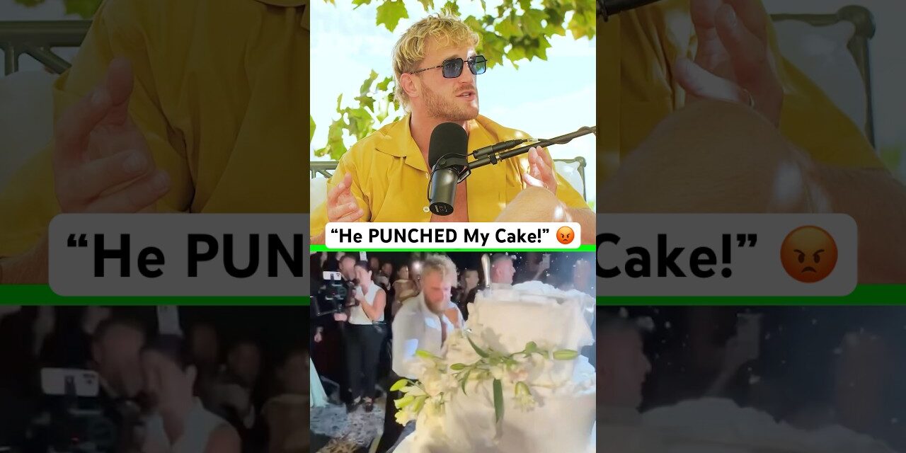 Jake Paul DESTROYED Logan’s Wedding Cake 😱🎂