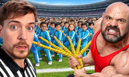 100 Kids Vs World’s Strongest Man!