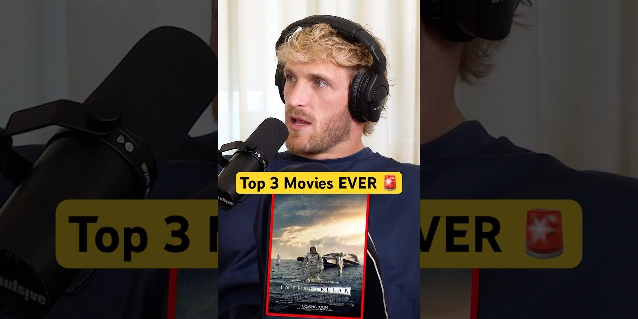 Logan Paul’s Top 3 Movies of All-Time 🍿
