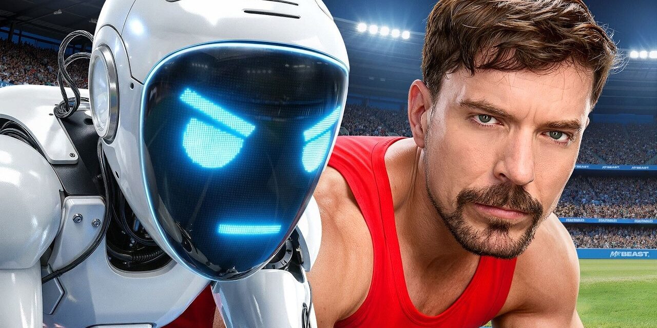 World’s Fastest Man Vs Robot!