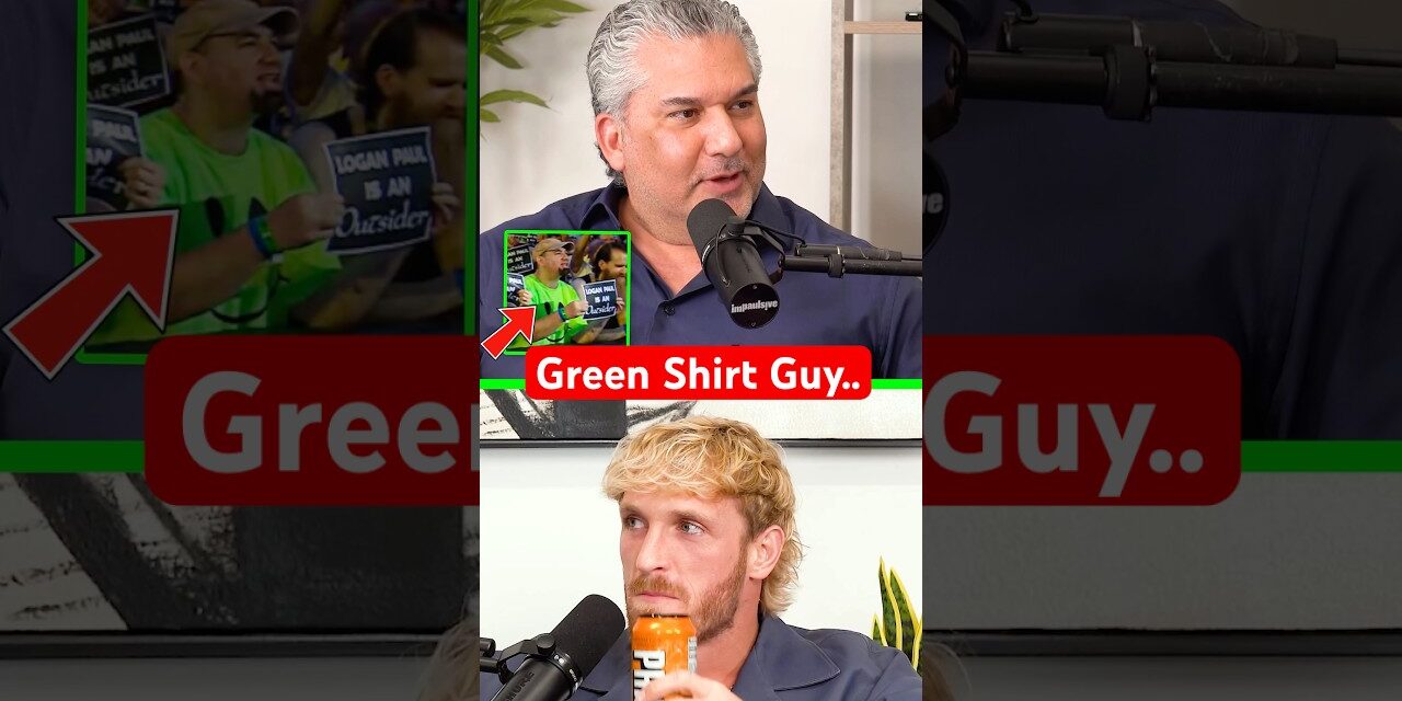 Logan Paul BANS Green Shirt Guy ❌🟢